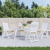 vidaXL Palletkussens 4 st 50x50x7 cm oxford stof beige