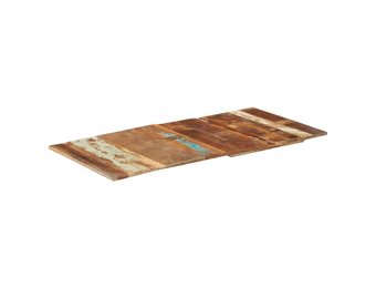 vidaXL Tafelblad rechthoekig 15-16 mm 60x120cm massief gerecycled hout