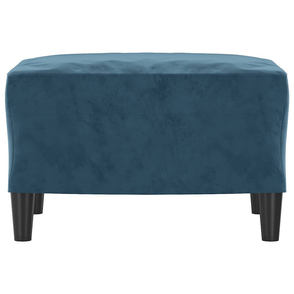 vidaXL Voetenbank 60x50x41 cm fluweel blauw