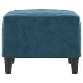 vidaXL Voetenbank 60x50x41 cm fluweel blauw