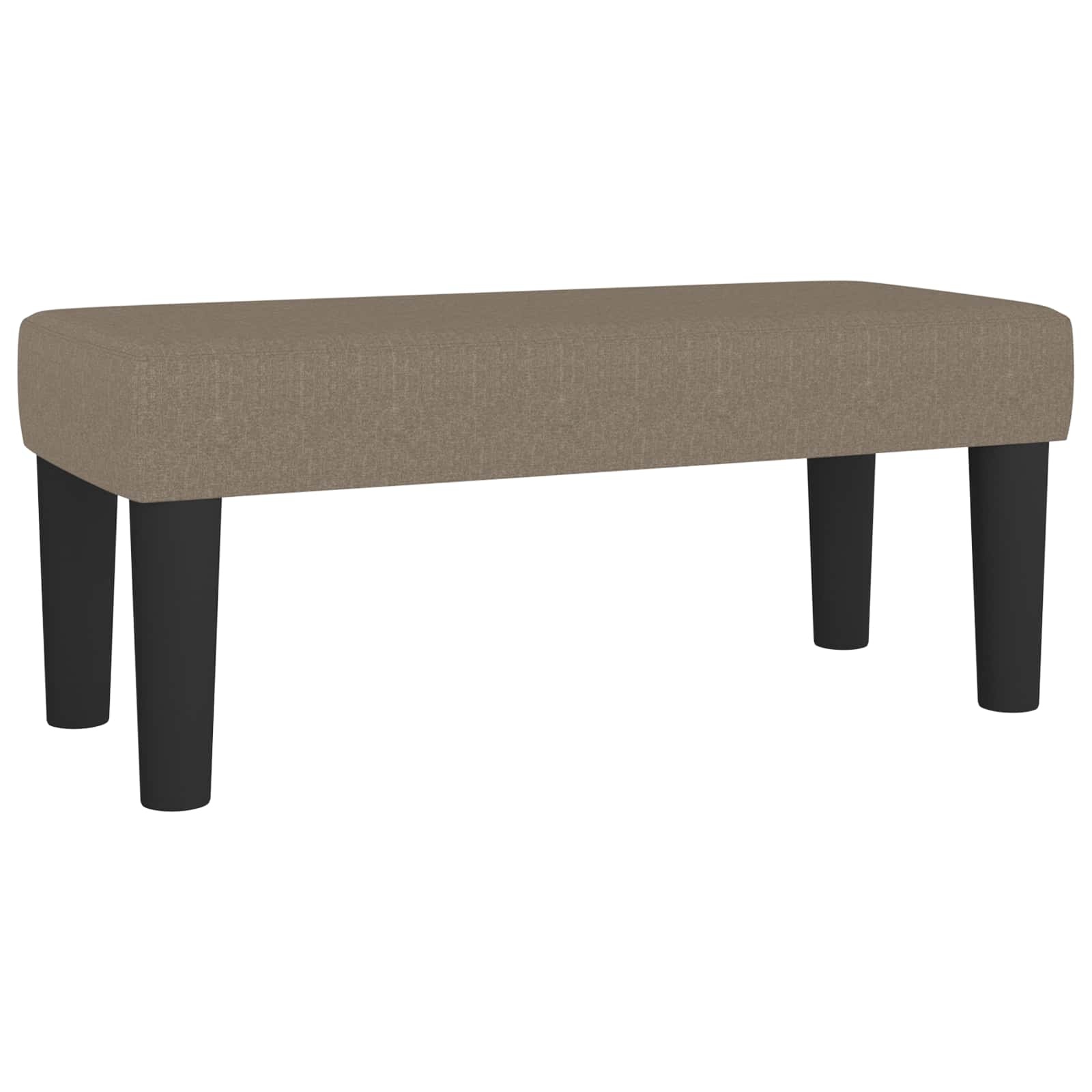vidaXL Bankje 70x30x30 cm stof taupe
