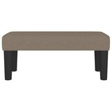 vidaXL Bankje 70x30x30 cm stof taupe