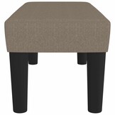 vidaXL Bankje 70x30x30 cm stof taupe