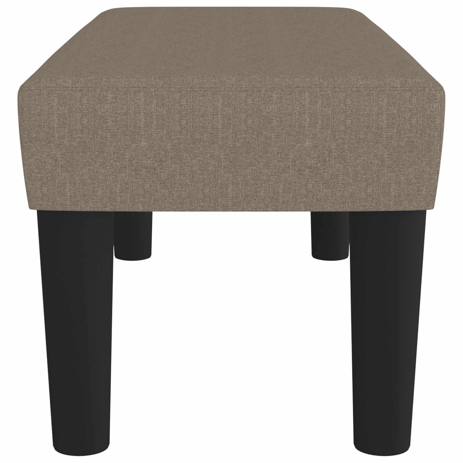 vidaXL Bankje 70x30x30 cm stof taupe