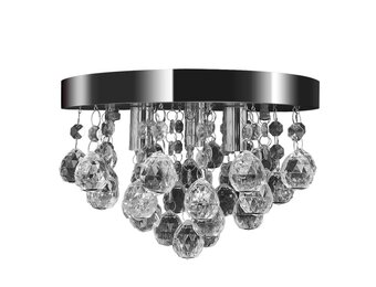 vidaXL Plafondlamp kroonluchterontwerp kristal chroom