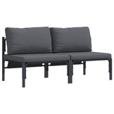 vidaXL Stalen Buitenbank Antraciet 160x80 cm - 35% Korting