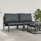 vidaXL Stalen Buitenbank Antraciet 160x80 cm - 35% Korting