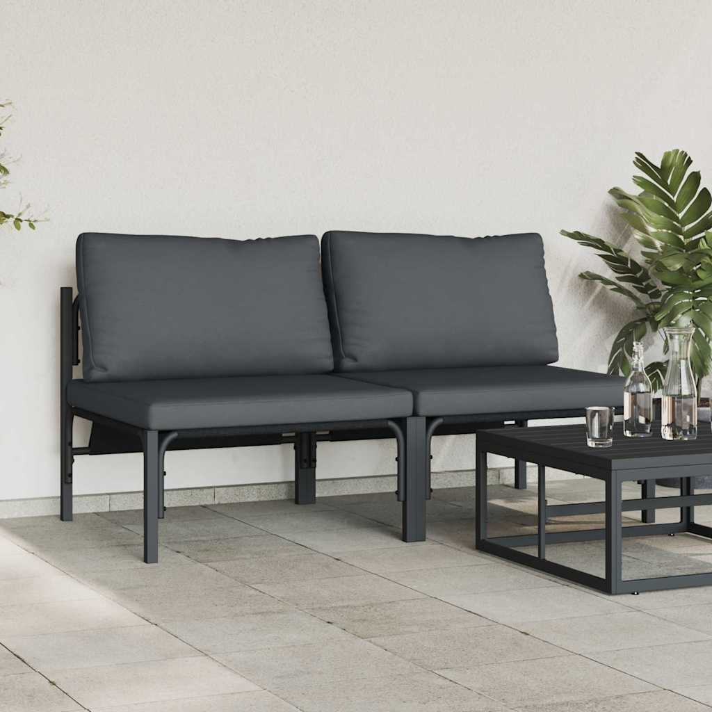 vidaXL Stalen Buitenbank Antraciet 160x80 cm - 35% Korting