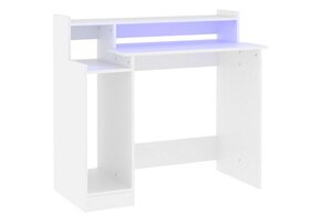 Wit Bureau met LED-verlichting 97x45x90 cm - 34% Korting