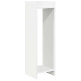 vidaXL Plantenstandaard Wit 30 x 30 x 100 cm Bewerkt hout