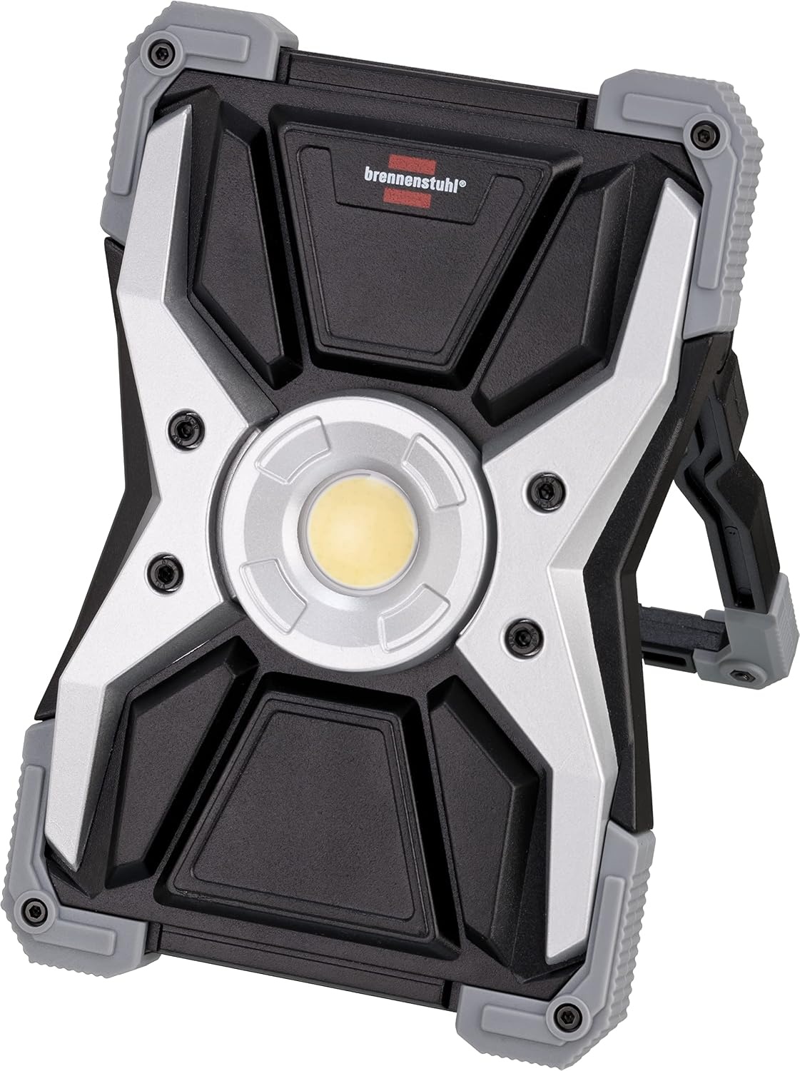 Brennenstuhl RUFUS Oplaadbare LED-bouwlamp - 30W - 3000 Lumen - Zilver