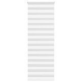 vidaXL Zebra rolgordijn 70x200 cm stofbreedte 65,9 cm polyester wit