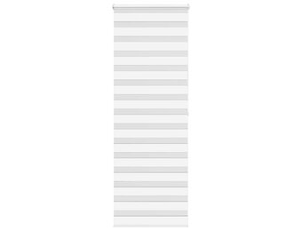 vidaXL Zebra rolgordijn 70x200 cm stofbreedte 65,9 cm polyester wit