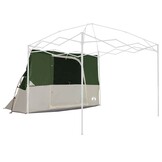 vidaXL Tent met dak Anders Groen en Zwart