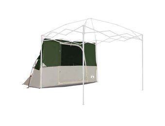 vidaXL Tent met dak Anders Groen en Zwart