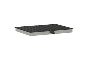 Tuin vloerdouche WPC & RVS - Antraciet (59% Korting)