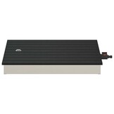 vidaXL Tuin vloershower WPC en RVS 201 Antraciet