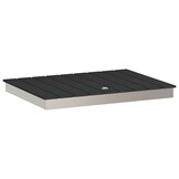vidaXL Tuin vloershower WPC en RVS 201 Antraciet