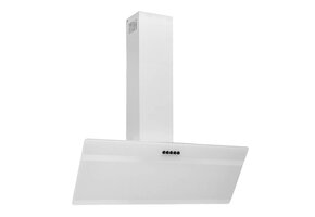 Wandafzuigkap 90 cm Staal & Glas Wit - 54% Korting