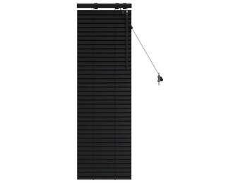 vidaXL Venetiaanse jaloezie Zwart 45 x 130 cm 35 mm