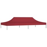 vidaXL Partytentdak 270 g/m² 6x3 m bordeauxrood