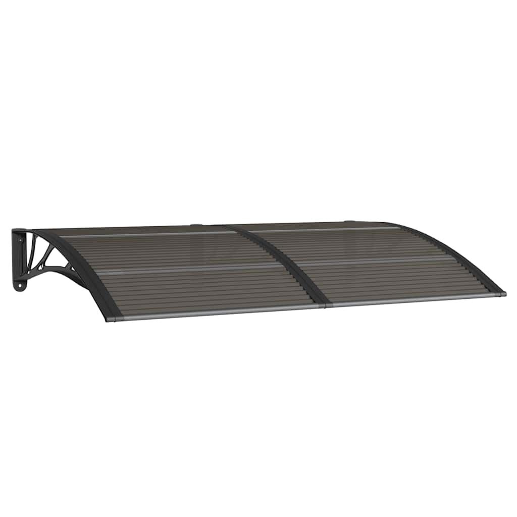 vidaXL Deurluifel 150x100 cm polycarbonaat zwart