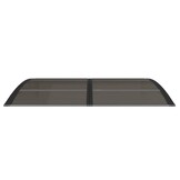 vidaXL Deurluifel 150x100 cm polycarbonaat zwart
