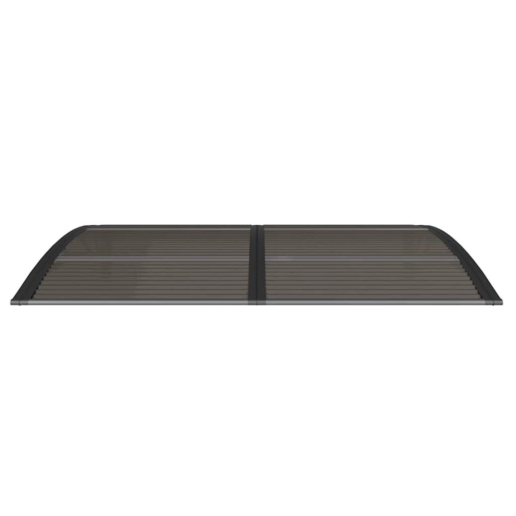 vidaXL Deurluifel 150x100 cm polycarbonaat zwart