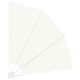 vidaXL Balkonscherm inklapbaar 140x140 cm crème