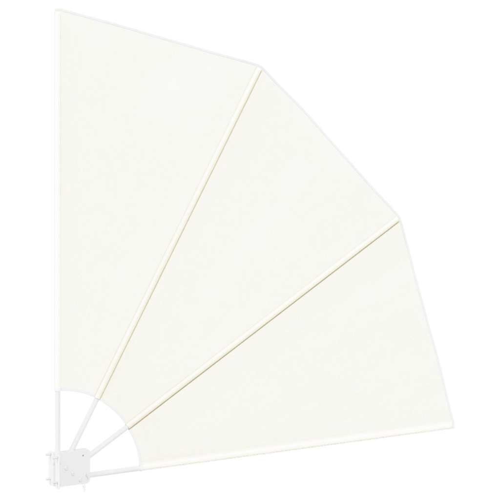 vidaXL Balkonscherm inklapbaar 140x140 cm crème