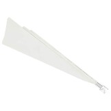 vidaXL Balkonscherm inklapbaar 140x140 cm crème