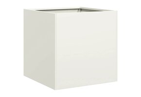 Plantenbak Staal Wit 40x40x40 cm - 34% Korting