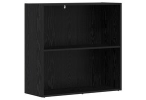 Boekenkast 80x30x76,5 cm Bewerkt Hout Zwart Eiken - 33% Korting