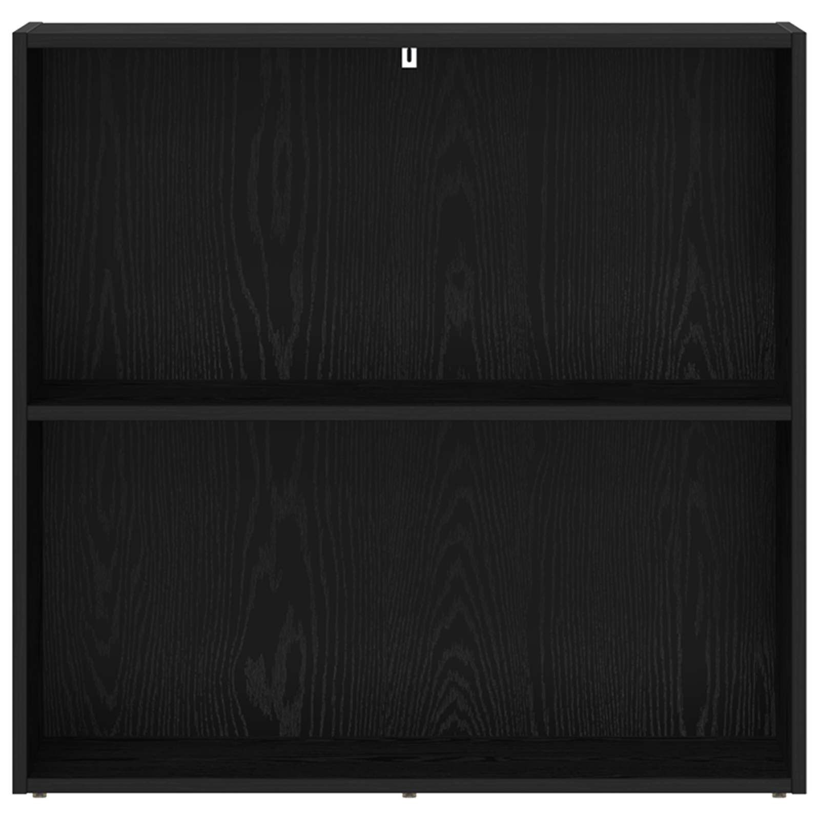 vidaXL Boekenkast 80 x 30 x 76,5 cm Bewerkt hout Zwart Eiken