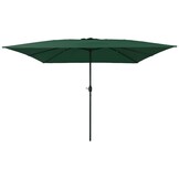 vidaXL Tuinparasol 295 x 295 x 245 cm Polyester en staal Groen