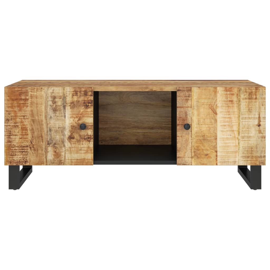 vidaXL Salontafel 100x54x40 cm massief mangohout en bewerkt hout