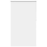vidaXL Rolgordijn verduisterend 140x230 cm stofbreedte 136,6 cm wit