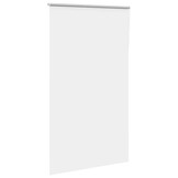 vidaXL Rolgordijn verduisterend 140x230 cm stofbreedte 136,6 cm wit