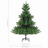 vidaXL Kunstkerstboom Nordmann 210 cm groen