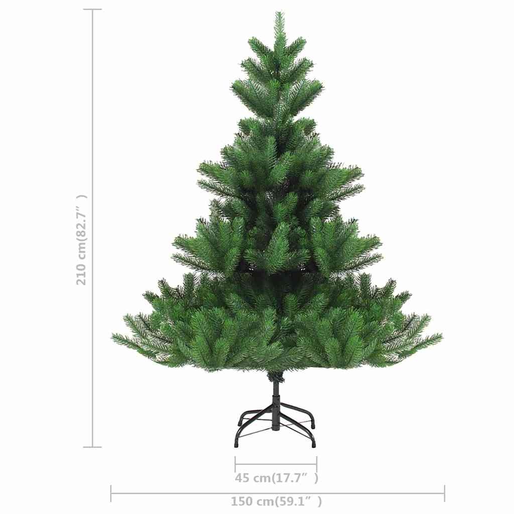 vidaXL Kunstkerstboom Nordmann 210 cm groen