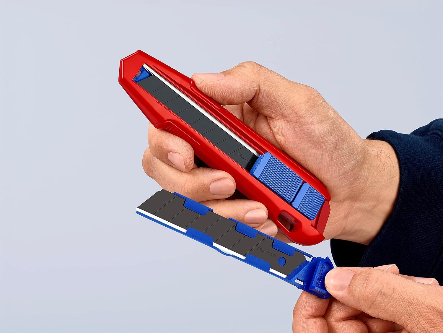 KNIPEX CutiX Universeel mes in blister 165 mm, 90 10 165 BK