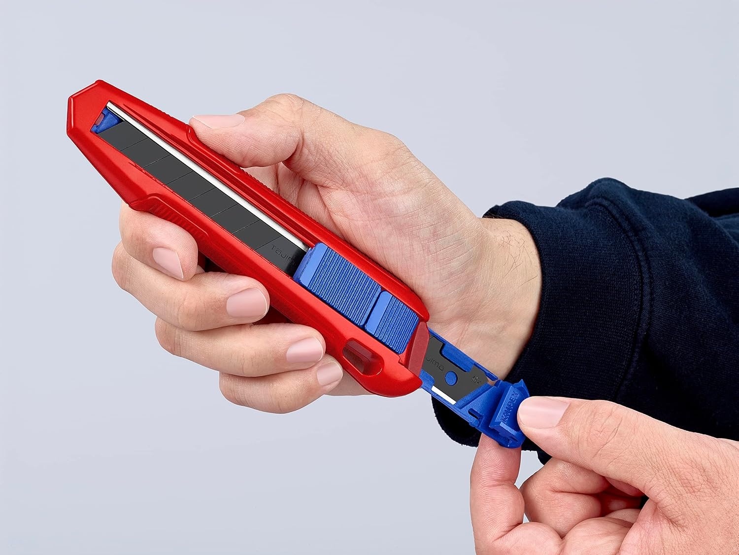 KNIPEX CutiX Universeel mes in blister 165 mm, 90 10 165 BK