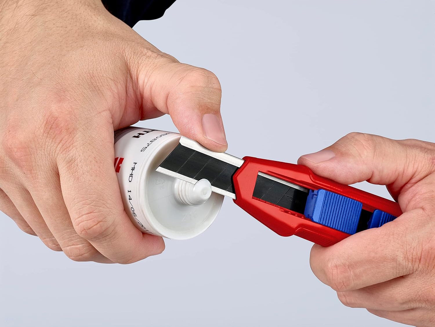 KNIPEX CutiX Universeel mes in blister 165 mm, 90 10 165 BK