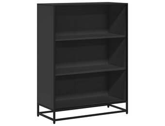vidaXL Boekenkast 80,5x35x107,5 cm bewerkt hout zwart