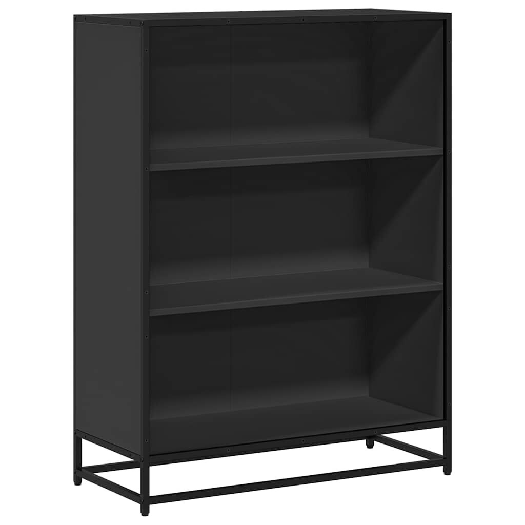 vidaXL Boekenkast 80,5x35x107,5 cm bewerkt hout zwart