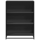 vidaXL Boekenkast 80,5x35x107,5 cm bewerkt hout zwart