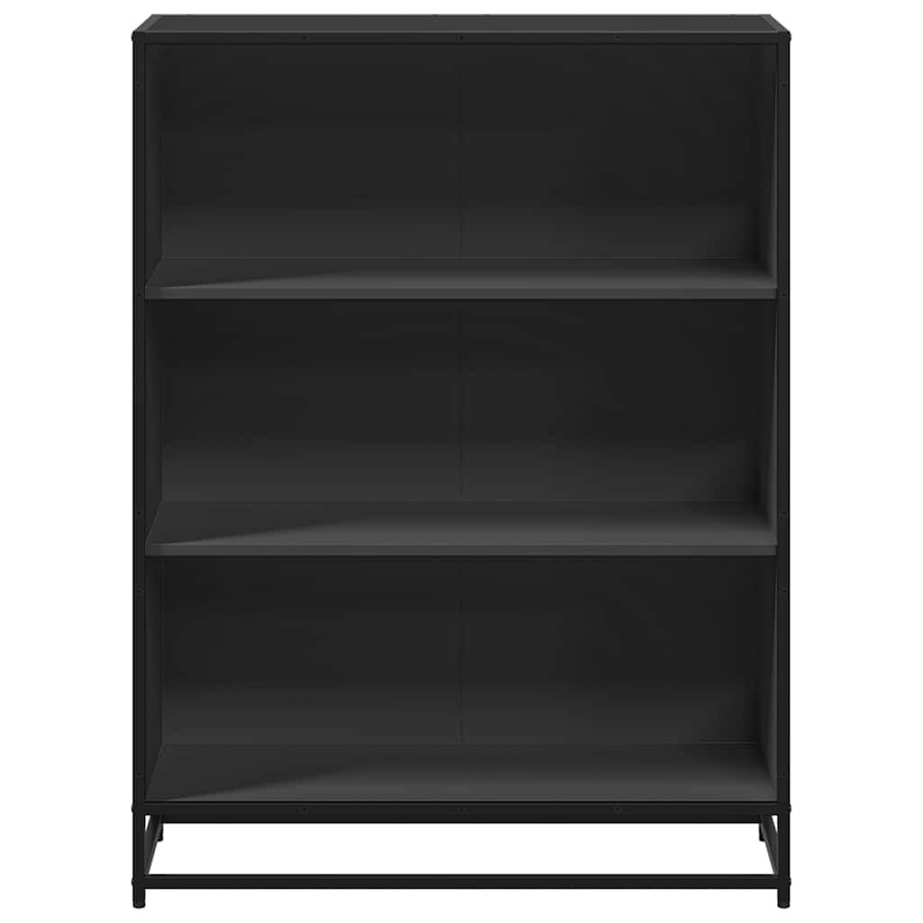 vidaXL Boekenkast 80,5x35x107,5 cm bewerkt hout zwart