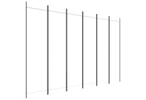 Wit Kamerscherm met 6 Panelen (300x200 cm) - 34% Korting
