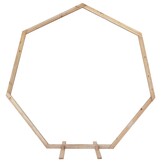 vidaXL Trouwrand Licht Bruin 221 x 92 x 216 cm Massief grenenhout