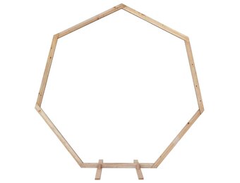 vidaXL Trouwrand Licht Bruin 221 x 92 x 216 cm Massief grenenhout